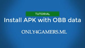 Install Android Games with Apk+Obb Data