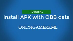 How to Install Games with APK and DATA/OBB files Android