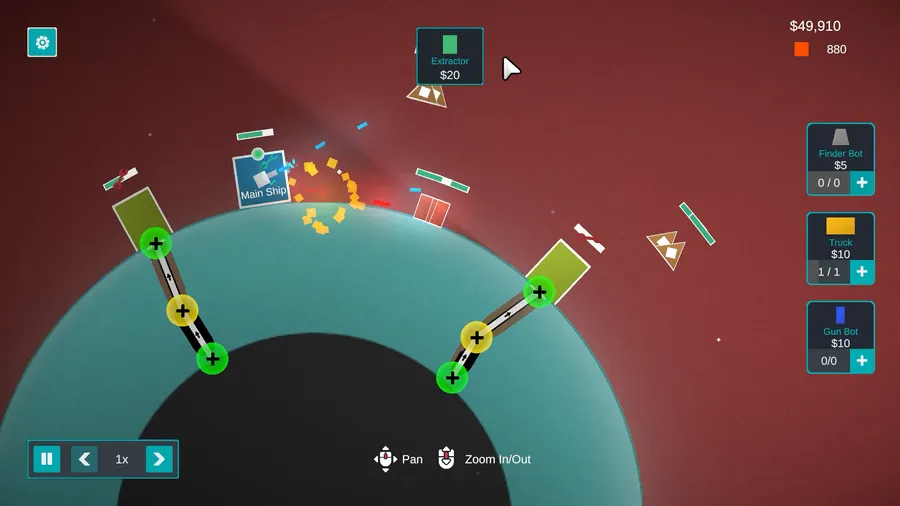 AstroDig Screenshot Defending